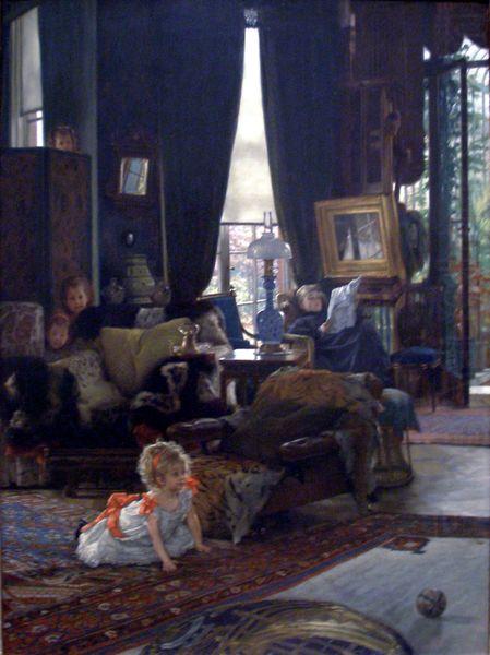 James Jacques Joseph Tissot Hide and Seek china oil painting image
